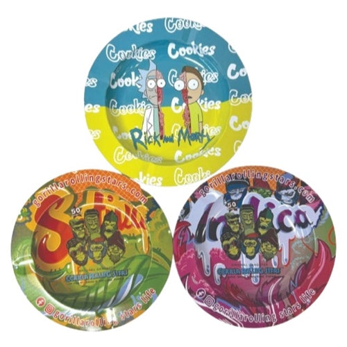 Ashtray Prep Tray Mini Round 14cm 6pk