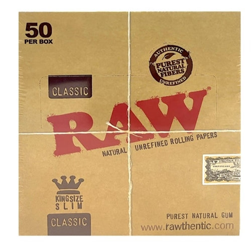 Raw King Size Slim Classic Paper 50pcs