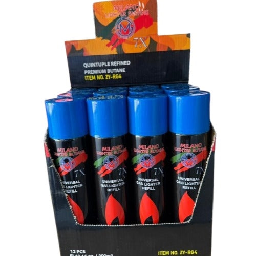 Milano Butane Gas 300ml 12pcs