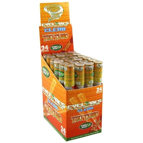 CYCLON CLEAR CONE TIKKI TANGO 24PK