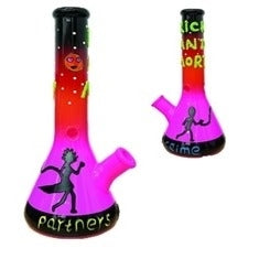 Water Pipe Rick n Morty Glow 35cm