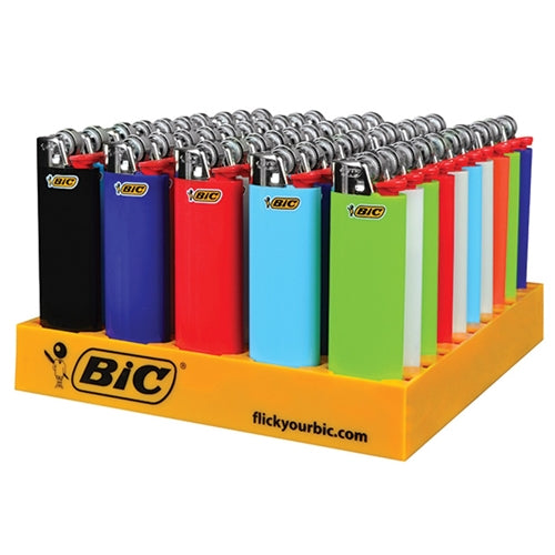 Bic Lighter Maxi Solid Color 50pcs