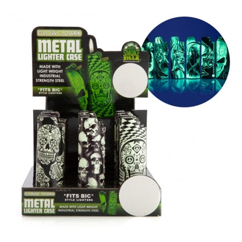 METAL LIGHTER CASE GID 12pcs