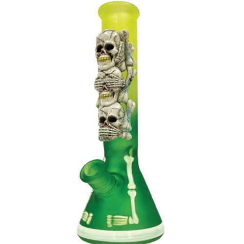 Water Pipe Skull 35cm