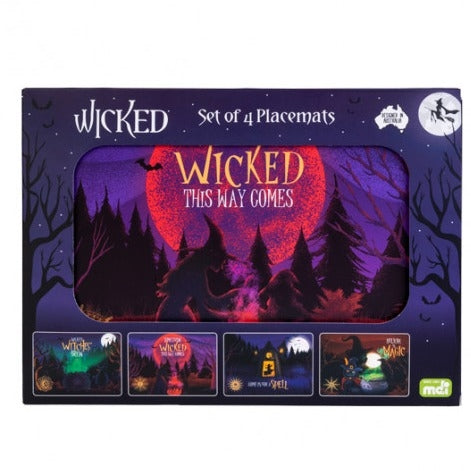 PLACEMATS SET WICKED