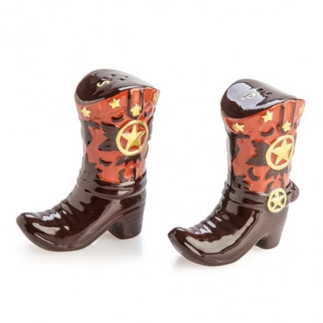 SALT & PEPPER SET COWBOY BOOTS