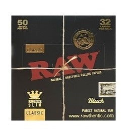 Raw Black King Size Slim Classic 50pcs