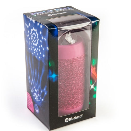 DISCO BALL SPEAKER PINK