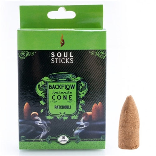 BACKFLOW INCENSE CONE PATCHOULI 12pk