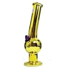 Water Pipe Glass Gold 31cm