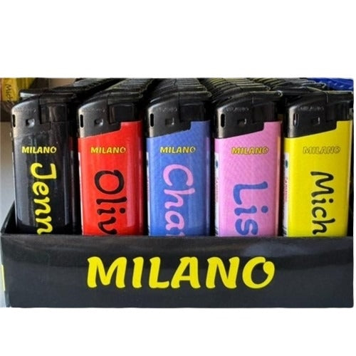 Milano Refillable Lighter 50pcs