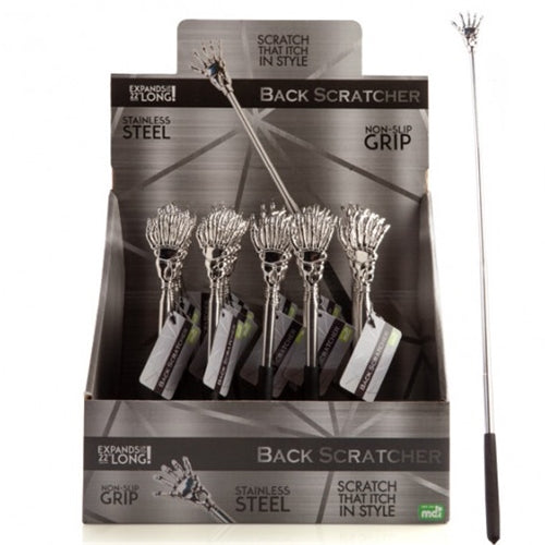 SKULL HAND BACK SCRATCH SILVER 25pcs