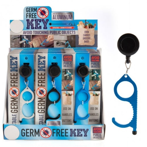 RETRACTABLE GERM FREE KEY 18pcs
