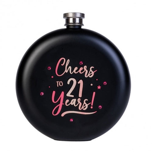 ROUND FLASK ROSE GOLD 21