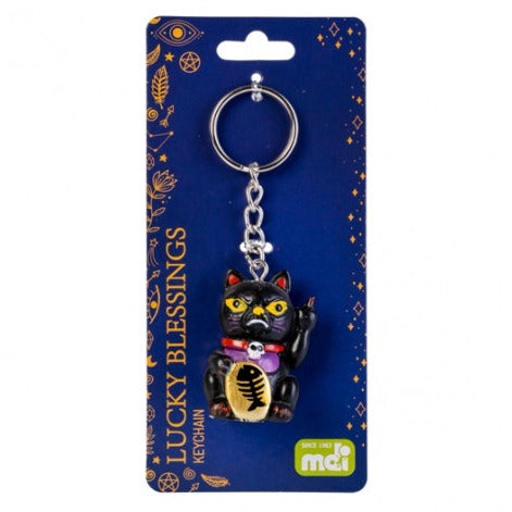 KEYCHAIN RUDE LUCKY KITTY