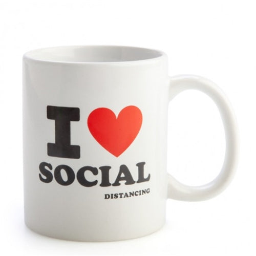 COFFEE MUG SOCIAL DISTANCE LOVE