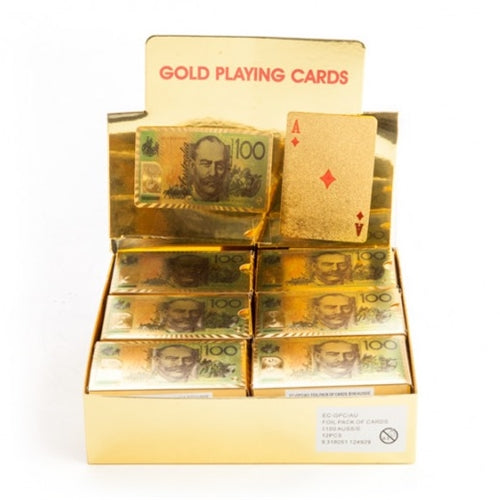 FOIL PACK OF CARDS $100 AUSSIE 12pcs