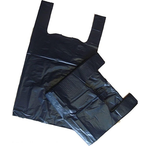 Medium Recyclable Shopping Bag Black 700pcs