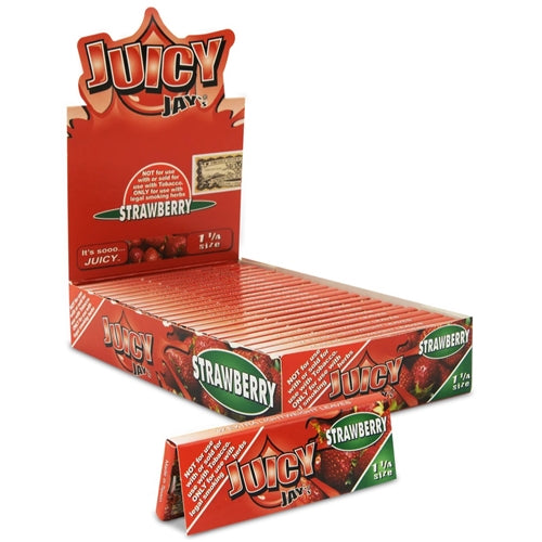 JUICY JAY 1 1/4 STRAWBERRY 24PK