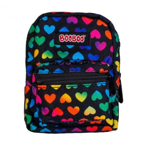 BACKPACK MINIS HEART BLACK 3pcs