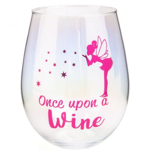 IRID STEMLESS WINE GLASS ONCE UPON