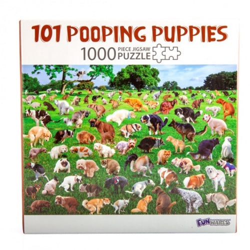 JIGSAW PUZZLE POOPING PUPPIES