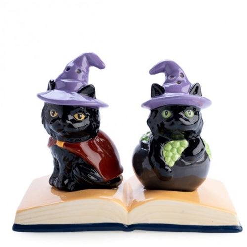 SALT & PEPPER SET BLACK CAT