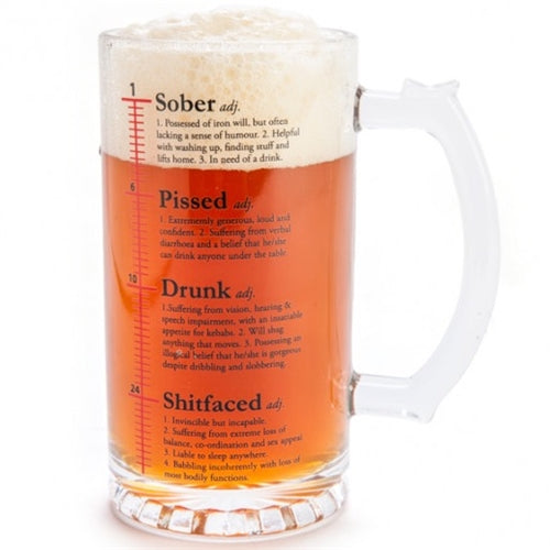 BEER STEIN GLASS DRUNK DEFINITION