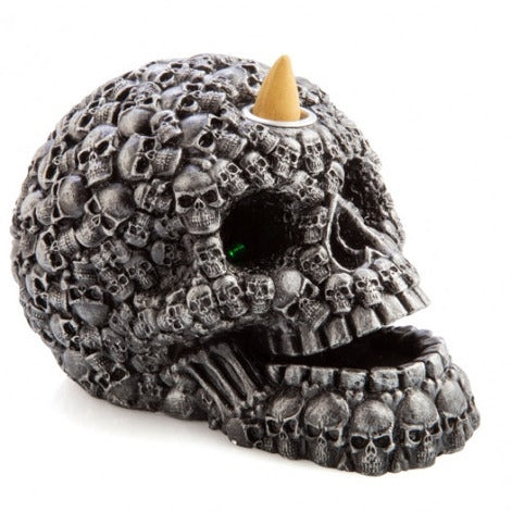 LED BACKFLOW BURNER SKULL