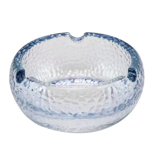 Ashtray glass clear 150mm 2pk