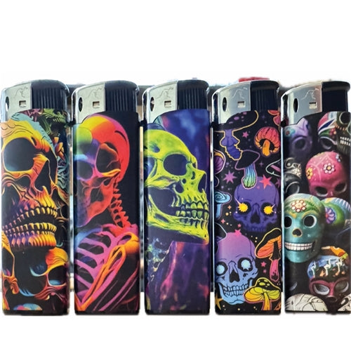 Lighter LG100X Skulls 50pk